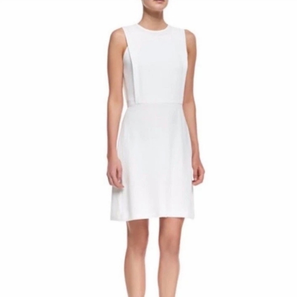 Theory Dresses & Skirts - NEW Theory Rimlan Dress Women's 10 Spiaggia Fabric Lined A-Line Knee Length
